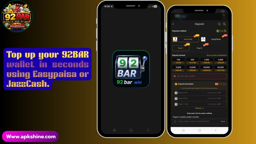 92Bar Game Withdrawal
